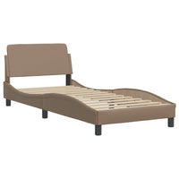 Letto con Materasso Cappuccino 80x200 cm Similpelle 3208301