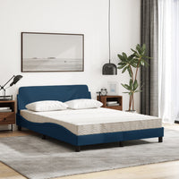 Letto con Materasso Blu 120x200 cm in Tessuto 3208370