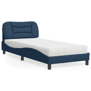 Letto con Materasso Blu 90x190 cm in Tessuto 3208505