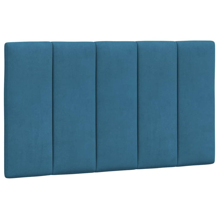 Letto con Materasso Blu 90x200 cm in Velluto 3208578