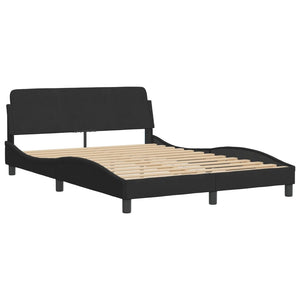 Letto con Materasso Nero 120x200 cm in Velluto 3208588