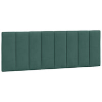 Letto con Materasso Verde Scuro 140x200 cm in Velluto 3208601