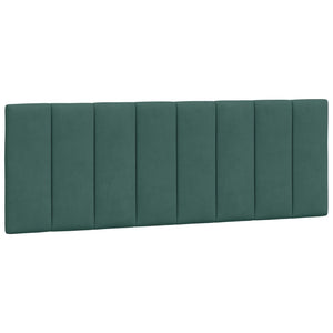 Letto con Materasso Verde Scuro 140x200 cm in Velluto 3208601