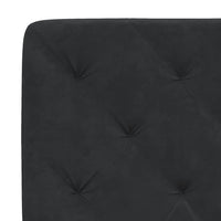 Letto con Materasso Nero 90x190 cm in Velluto 3208630