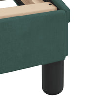 Letto con Materasso Verde Scuro 90x190 cm in Velluto 3208631