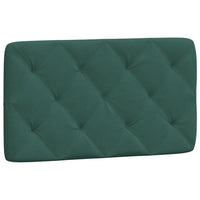 Letto con Materasso Verde Scuro 90x200 cm in Velluto 3208637