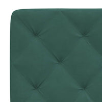 Letto con Materasso Verde Scuro 90x200 cm in Velluto 3208637