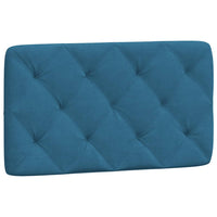 Letto con Materasso Blu 90x200 cm in Velluto 3208638