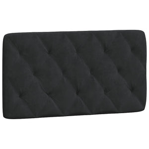 Letto con Materasso Nero 100x200 cm in Velluto 3208642