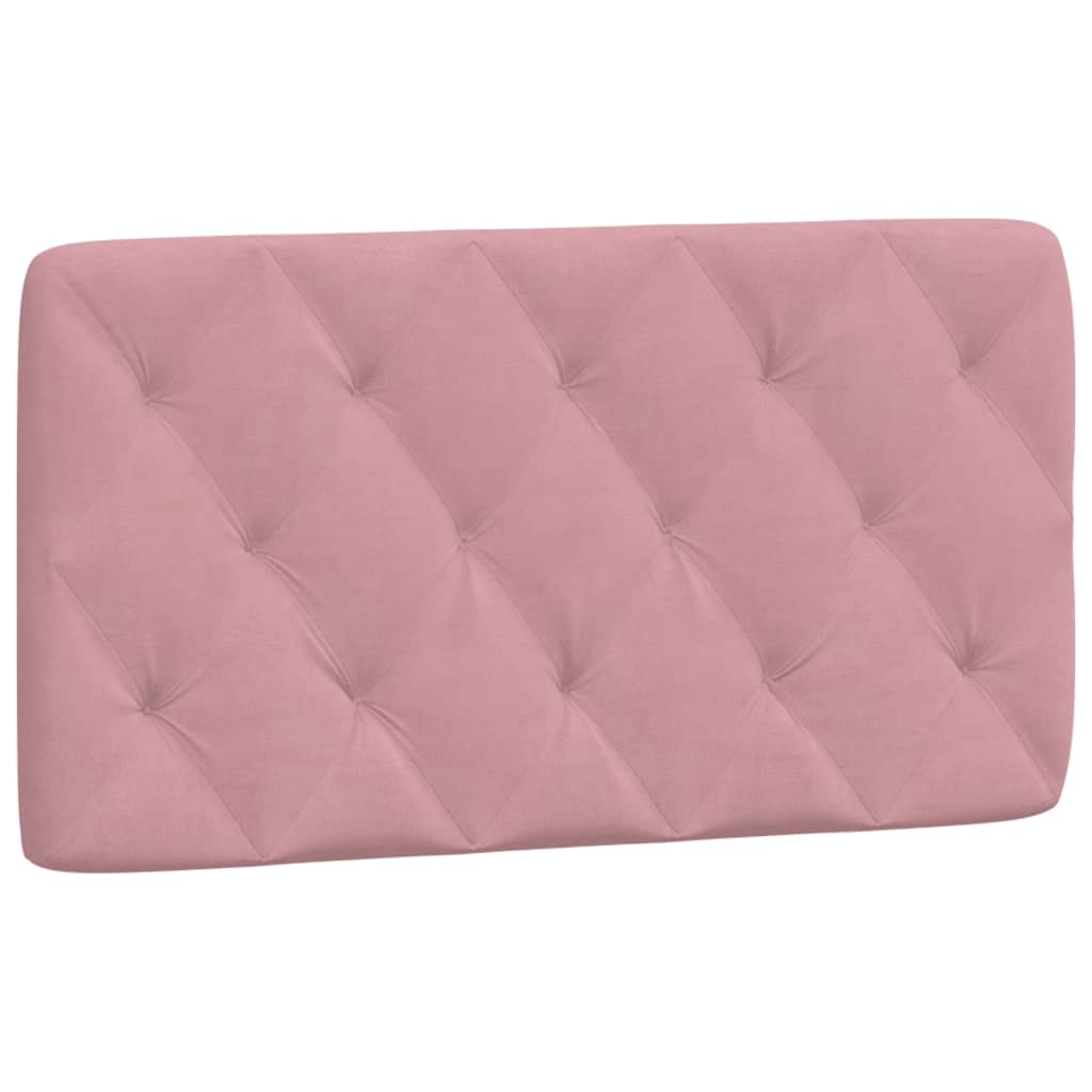 Letto con Materasso Rosa 100x200 cm in Velluto 3208645