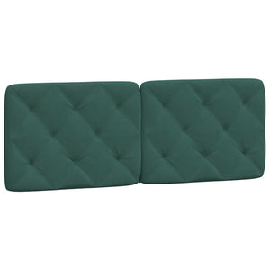 Letto con Materasso Verde Scuro 140x200 cm in Velluto 3208661