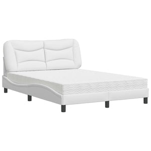 Letto con Materasso Bianco 120x200 cm in Similpelle 3208711