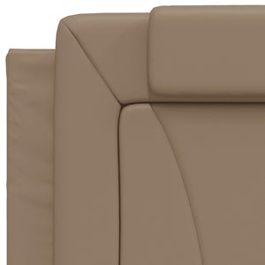 Letto con Materasso Cappuccino 90x200 cm in Similpelle 3208772