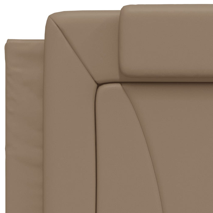 Letto con Materasso Cappuccino 90x200 cm in Similpelle 3208772