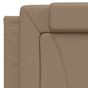 Letto con Materasso Cappuccino 100x200cm Similpelle 3208779