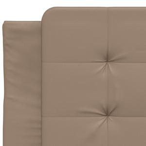 Letto con Materasso Cappuccino 90x200 cm in Similpelle 3208842