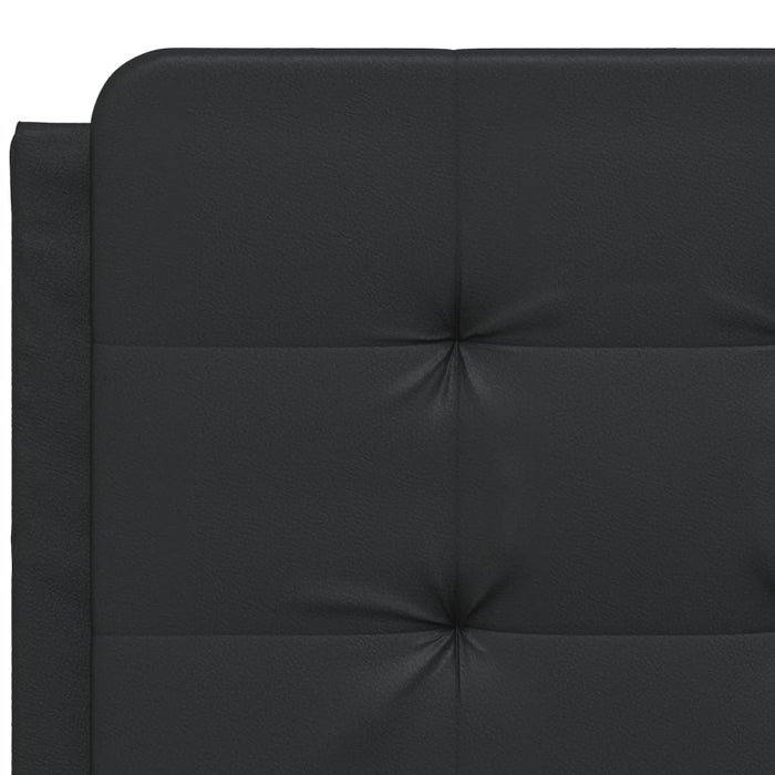 Letto con Materasso Nero 120x200 cm in Similpelle 3208852