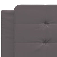 Letto con Materasso Grigio 200x200 cm in Similpelle 3208890