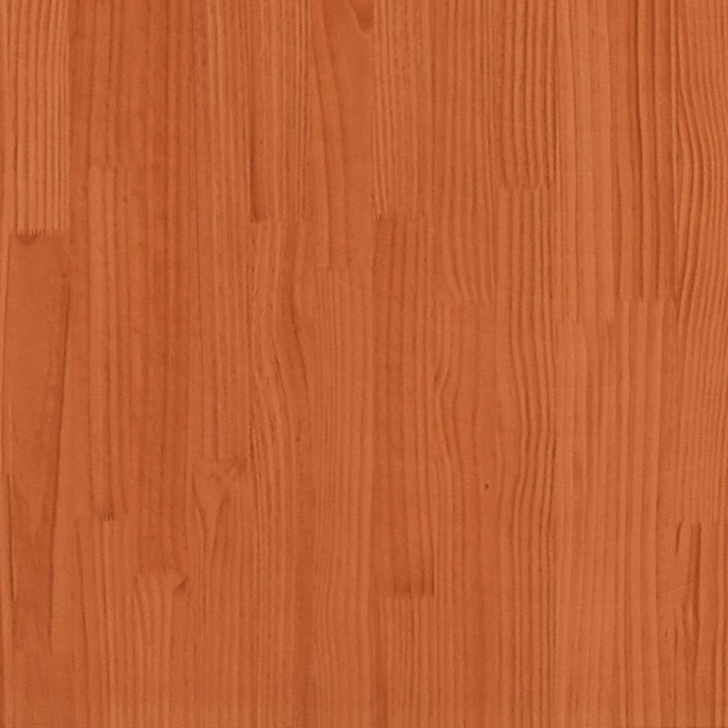 Dormeuse senza Materasso Marrone Cera 80x200 cm Legno di Pino 844406