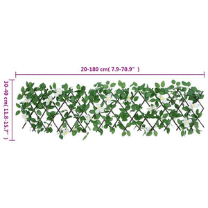 Traliccio Edera Artificiale Espandibile Verde 5pz 180x30 cm 366589