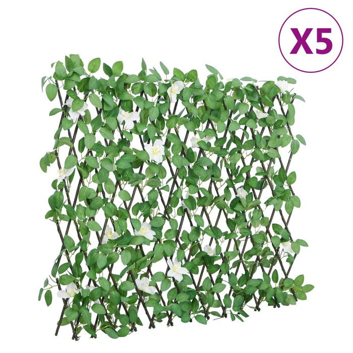 Traliccio Edera Artificiale Espandibile Verde 5pz 186x30 cmcod mxl 89007