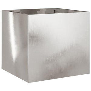 Fioriera Argento 32x30x29 cm in Acciaio Inox 841543