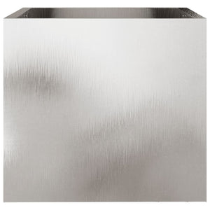 Fioriera Argento 32x30x29 cm in Acciaio Inox 841543