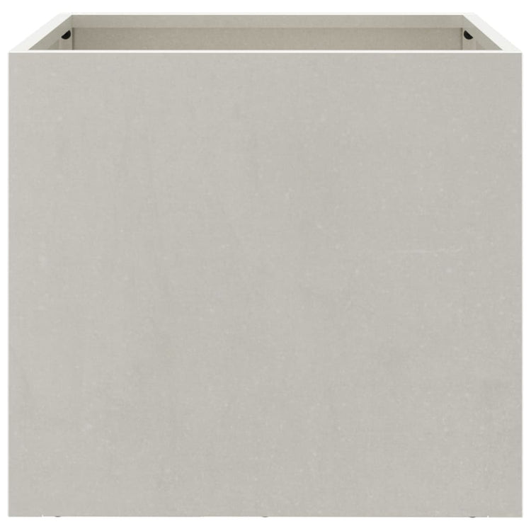 Fioriere 2 pz Argento 32x30x29 cm in Acciaio Inox 841544