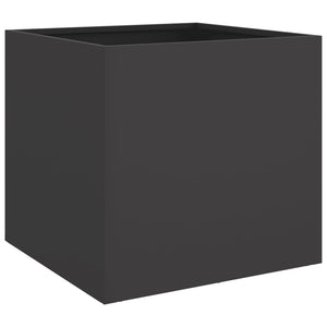 Fioriera Nera 49x47x46 cm in Acciaio Laminato a Freddocod mxl 88179