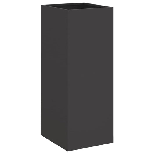 Fioriera Nera 32x27,5x75 cm in Acciaio Laminato a Freddo 841571