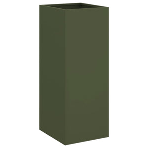 Fioriera Verde Oliva 32x27,5x75 cm in Acciaio Laminato a Freddo 841574