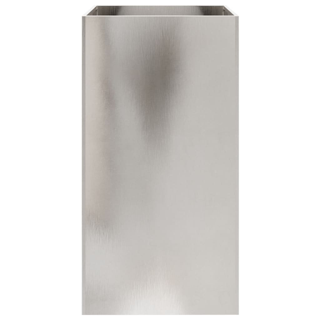 Fioriera Argento 42x38x75 cm in Acciaio Inox 841581