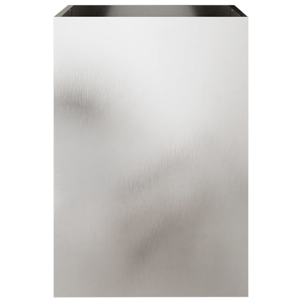 Fioriera Argento 52x48x75 cm in Acciaio Inox 841587