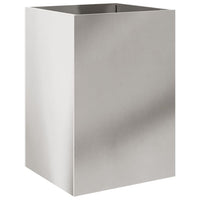 Fioriera Argento 52x48x75 cm in Acciaio Inox 841587