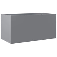 Fioriera Argento 62x30x29 cm in Acciaio Zincato 841594