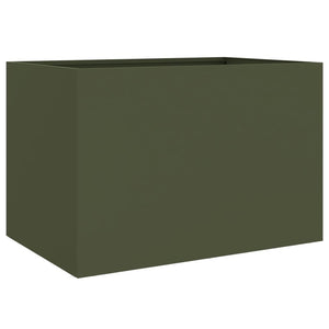 Fioriera Verde Oliva 62x40x39 cm in Acciaio Laminato a Freddo 841598