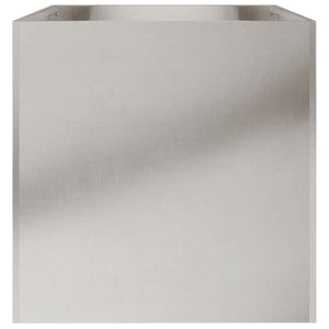 Fioriera Argento 62x40x39 cm in Acciaio Inox 841599