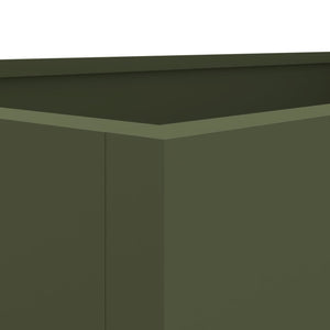 Fioriera Verde Oliva 62x47x46 cm in Acciaio Laminato a Freddo 841604