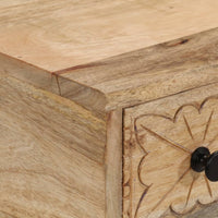 Tavolo Consolle 110x30x75 cm in Legno Massello di Mango 376069