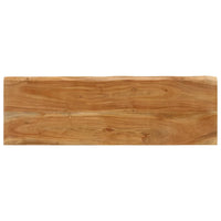 Panca con Bordi Vivi 105 cm in Legno Massello di Acacia 372754