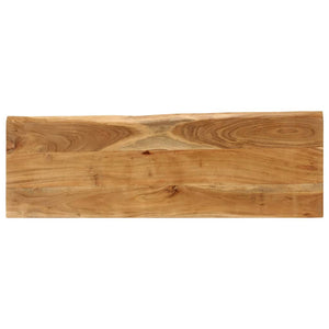 Panca con Bordi Vivi 105 cm in Legno Massello di Acacia 372757