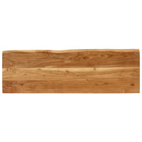 Panca con Bordi Vivi 105 cm in Legno Massello di Acacia 372758