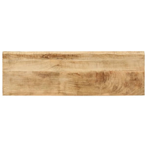 Tavolo Consolle Bordi Vivi 105x33x76 cm Legno Massello di Mango 372763