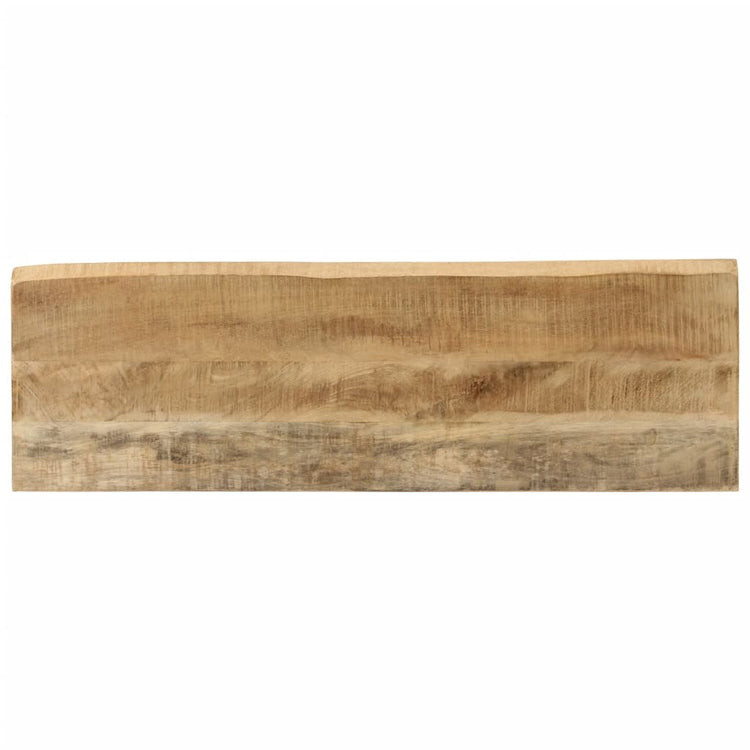 Tavolo Consolle Bordi Vivi 105x33x76 cm Legno Massello di Mango 372764