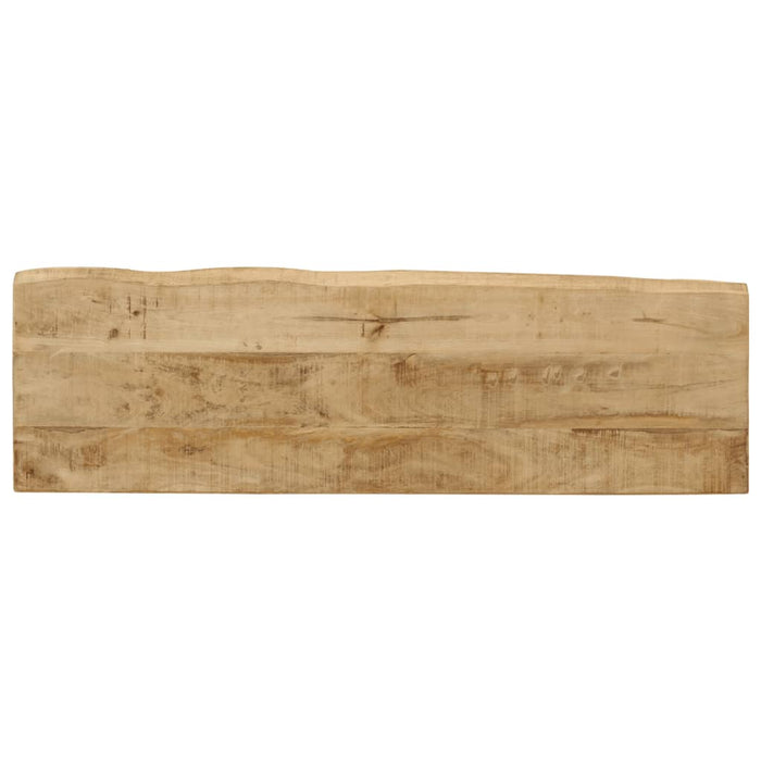 Tavolo Consolle Bordi Vivi 105x33x76 cm Legno Massello di Mango 372765