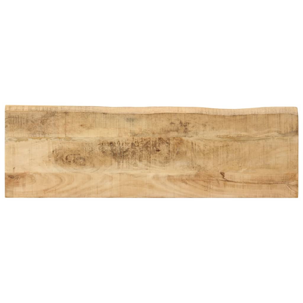 Tavolo Consolle Bordi Vivi 105x33x76 cm Legno Massello di Mango 372766