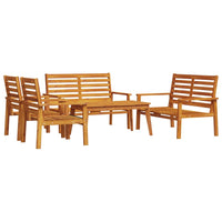 Set Salotto da Giardino 5 pz in Legno Massello di Acaciacod mxl 116097