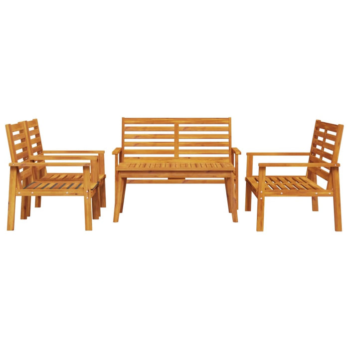 Set Salotto da Giardino 5 pz in Legno Massello di Acaciacod mxl 116097