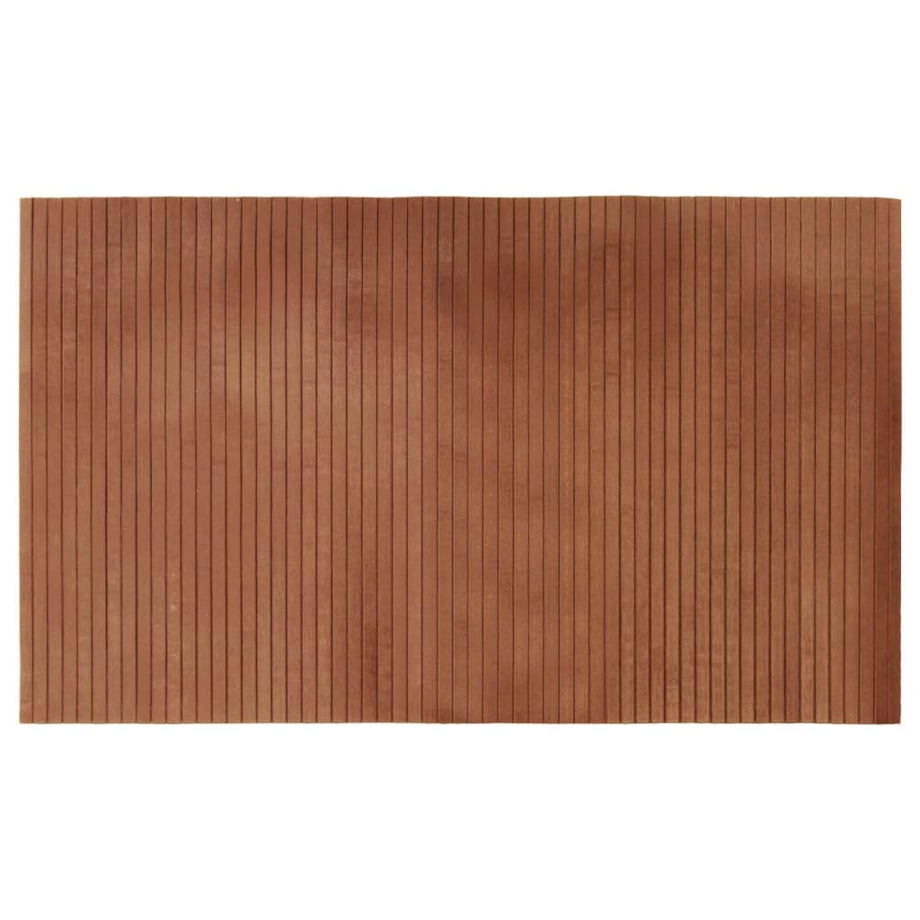 Tappeto Rettangolare Marrone 60x100 cm in Bambù 376710