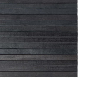 Tappeto Rettangolare Grigio 60x300 cm in Bambù 376724